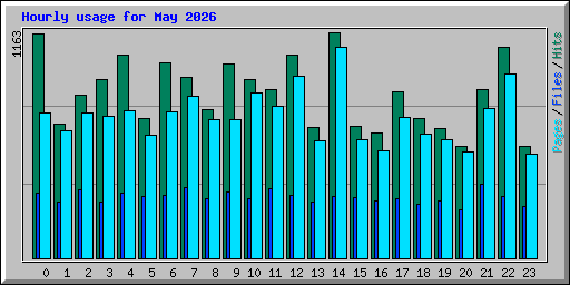Hourly usage for May 2026